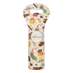 Christmas Vintage Scents Wine Bag