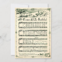 Vintage Christmas Sheet Music Gifts On Zazzle