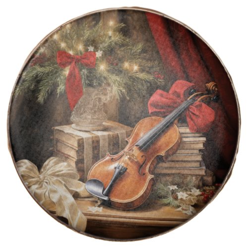 Christmas Violin Music Chocolate Covered Oreo