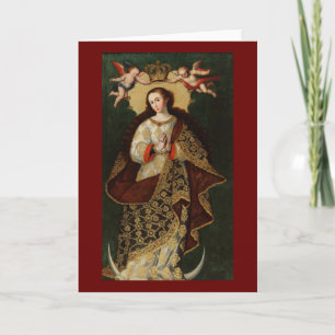 CHRISTMAS VIRGIN HOLIDAY CARD