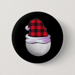 Christmas Volleyball Men Beach Volleyball Player G Button