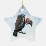 Christmas Vulture Star Ornament