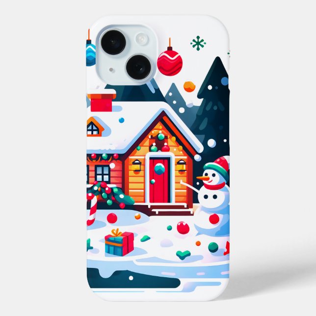 Christmas: Warm and Cozy Holiday Season Case-Mate iPhone Case (Back)