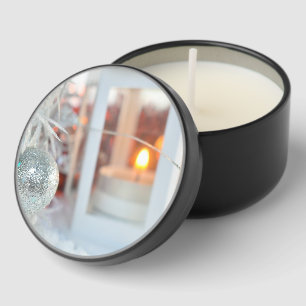 Christmas Warm Glow in Winter Night Mini Candle Favors