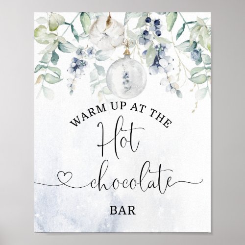 Christmas Warm up at the Hot Chocolate bar Poster