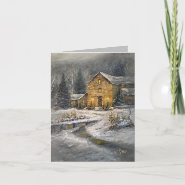 "Christmas Warmth" Card (Front)