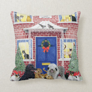 Christmas Warmth Throw Pillow