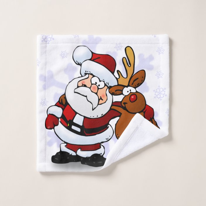 Christmas wash cloth