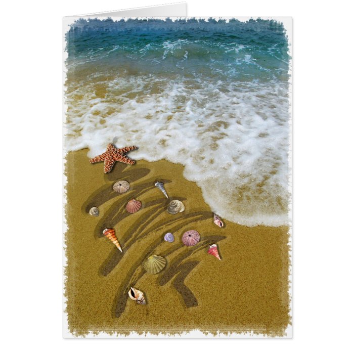 Christmas Washed Up on Shore Greeting Card