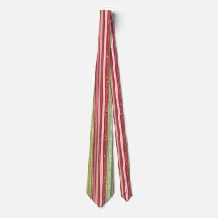 Christmas Washi Tape Stripes for Zazzle Neck Tie. Tie