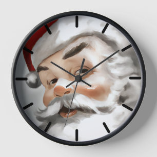 Christmas Watch with Santa Clock