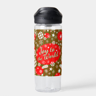 Christmas Water Bottle – Joy to the World
