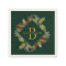 Christmas Watercolor Big Monogram Holly Wreath