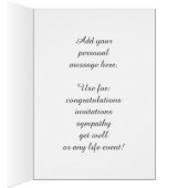 Christmas watercolor lighthouse customizable card (Inside (Right))