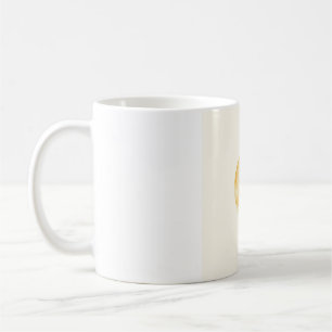 Christmas Watercolor Mug - Gold & Cream