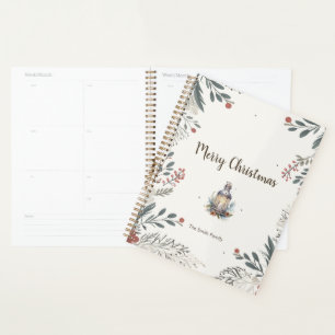 Christmas Watercolour Greetings Planner
