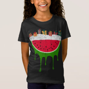 Christmas Watermelon Summer Tropical Fruit Christm T-Shirt