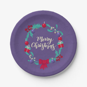 Christmas Wealth Paper Plates