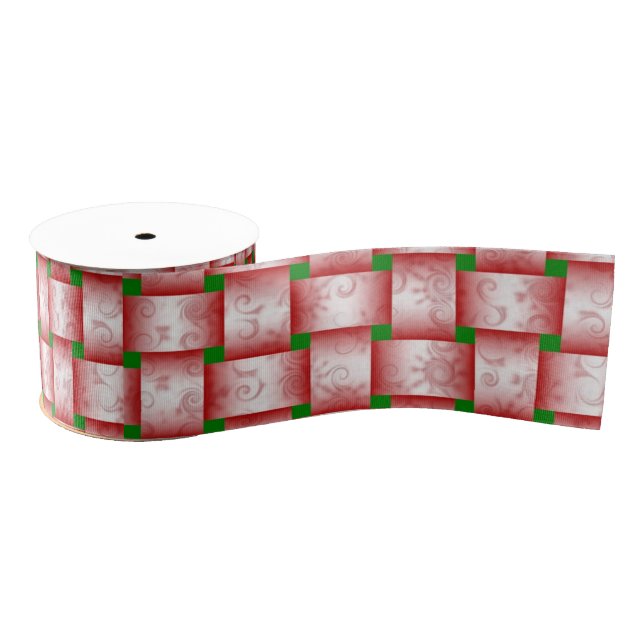 Christmas Weave Grosgrain Ribbon (Spool)