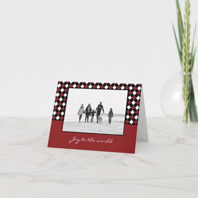Christmas Weaves Christmas/ Holiday Photo Cards (Front)