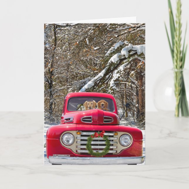 Christmas Wedding Anniversary Holiday Card (Front)