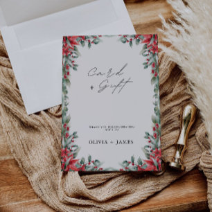 Christmas Wedding Cards and Gifts Sign,