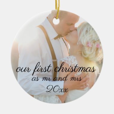 christmas wedding, christmas ornaments, ceramic ornament