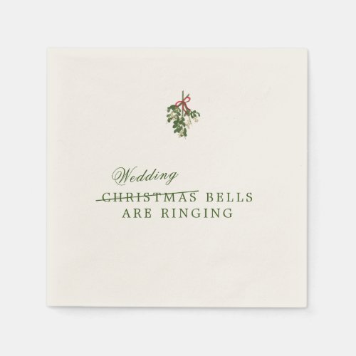 Christmas Wedding Cocktail Napkins