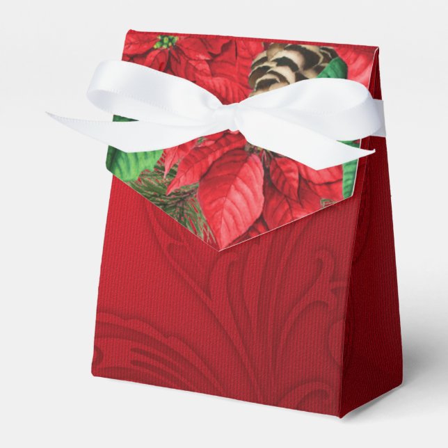 Christmas Wedding Favor Box (Front Side)