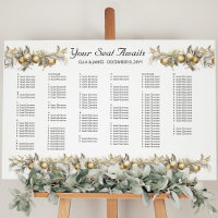 Christmas Wedding Holly Alphabetical Seating Chart