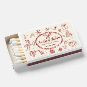Christmas Wedding Match Favors – Handwritten
