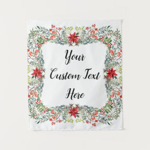 Christmas Wedding Reception Backdrop Photo Booth