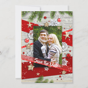 Christmas Wedding Save the Date