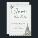 Christmas Wedding Save the Date Photo Card<br><div class="desc">For more advanced customization of this design,  simply select the "Customize It" button above!</div>
