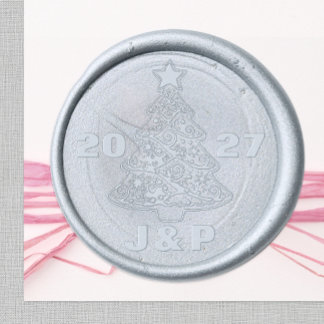 Christmas Wedding Seals, Winter Engagement  Wax Seal Sticker