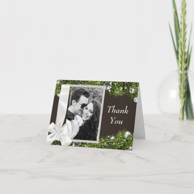 Christmas Wedding Thank You (Front)