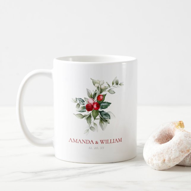 Christmas Wedding Thank You Mug (With Donut)