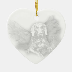 dog angel ornament