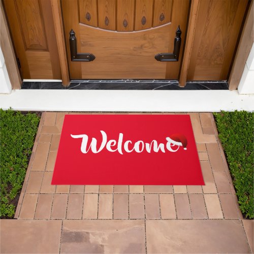 Christmas Welcome Door Mat