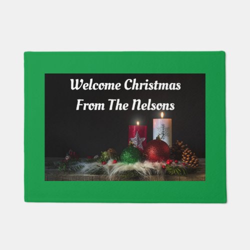 Christmas Welcome Door Mat