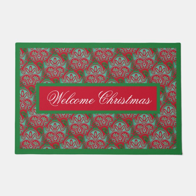  Christmas Welcome Door Mat (Front)