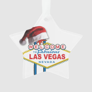 Christmas Welcome to Las Vegas Sign Ornament