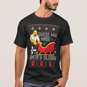Christmas Welder Welding Xmas Welder Ugly T-Shirt