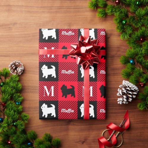 Christmas West Highland White Terrier Wrapping Paper