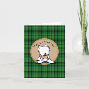 Christmas Westie Gingerbread Card