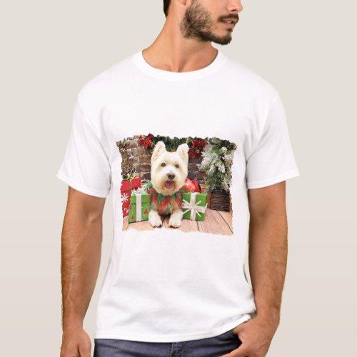 Christmas _ Westie _ Lucky T_Shirt