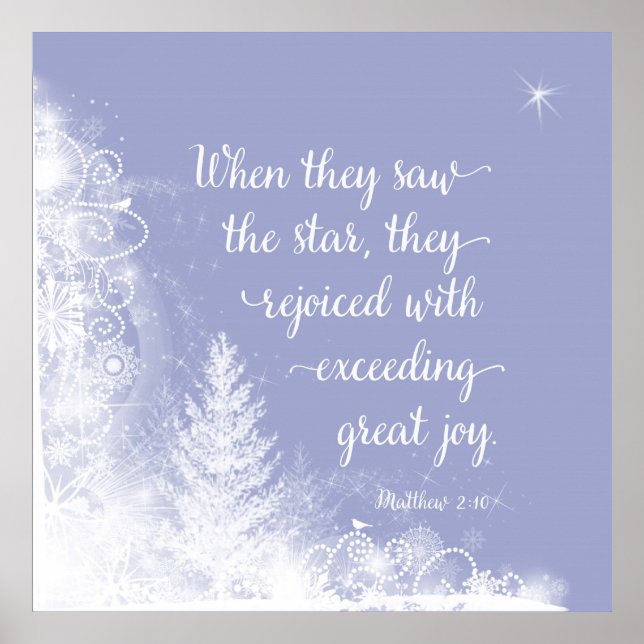 Christmas - When They Saw the Star Poster (Front)