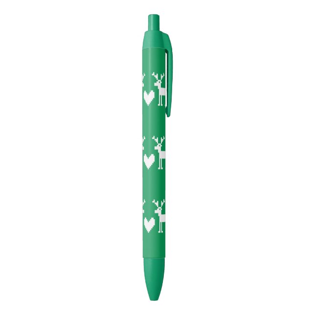 Christmas WHITE DEERS Pen (Bottom (Vertical))