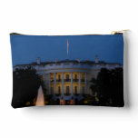 Christmas White House at Night in Washington DC Accessory Pouch