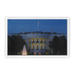 Christmas White House at Night in Washington DC Acrylic Tray